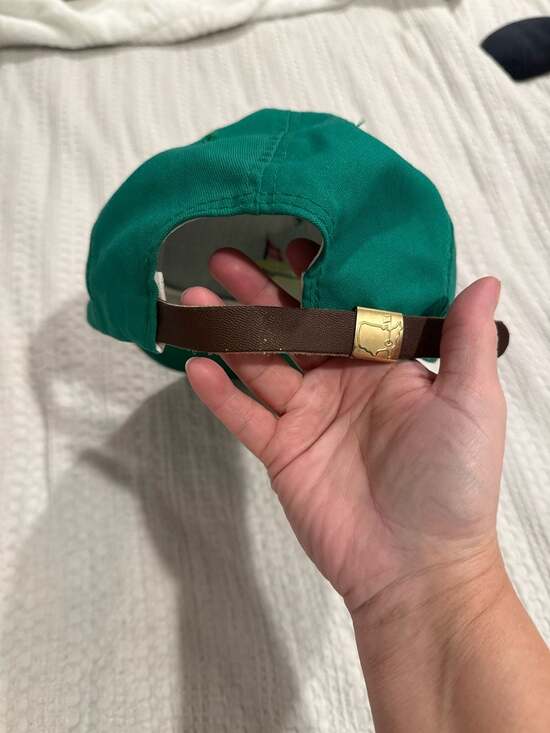 Vintage Masters Hat Leather ANGC Beckmans American Needle USA Made Deadstock New - Picture 3 of 6